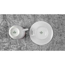 [45817077] Kaffeetasse mit Untertasse Tasse Mitterteich Form 2250 rosa Rand Dekor Stefanie gebraucht - sehr gut Bild 4