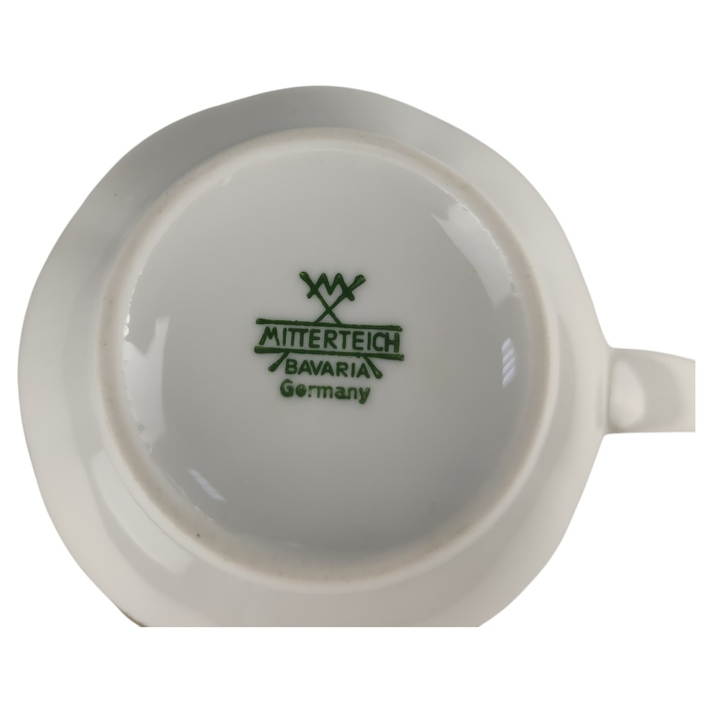 [45817079] Kaffeetasse Tasse Mitterteich Form 2250 rosa Rand Dekor Stefanie gebraucht - sehr gut Bild 3