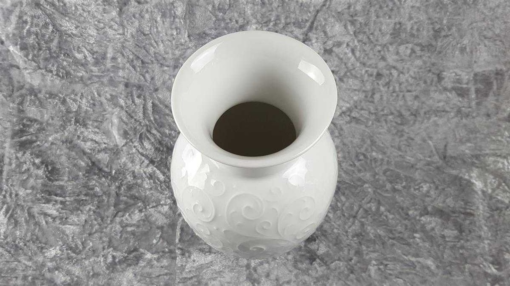 [45817081] Tischvase Vase 21 cm Retsch Wunsiedel Weiß gebraucht - sehr gut Bild 3