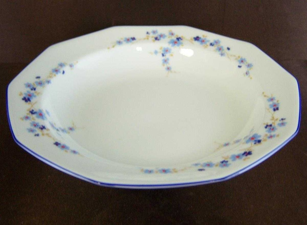 [4581709] Suppenteller 22 cm Winterling Marktleuthen Blumendekor Blau Blumen gebraucht - gut Bild 4