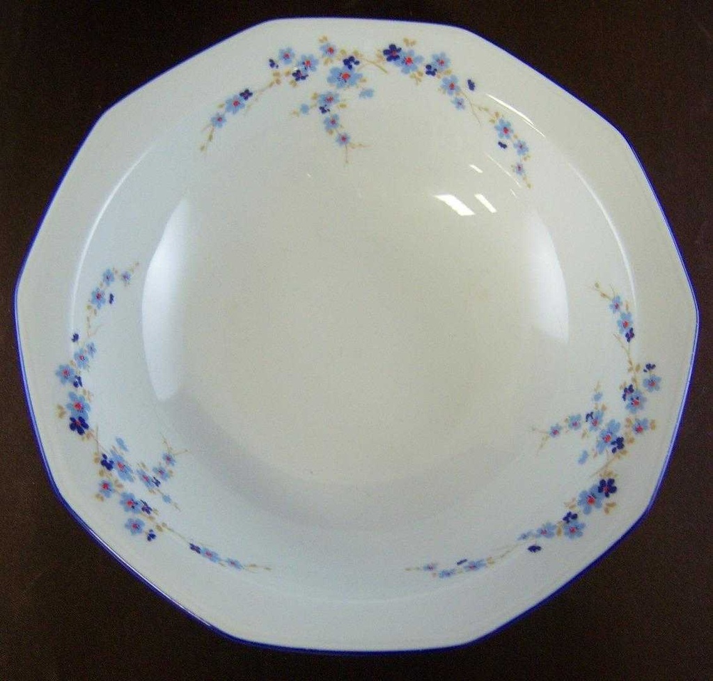 [4581709] Suppenteller 22 cm Winterling Marktleuthen Blumendekor Blau Blumen gebraucht - gut Bild 6