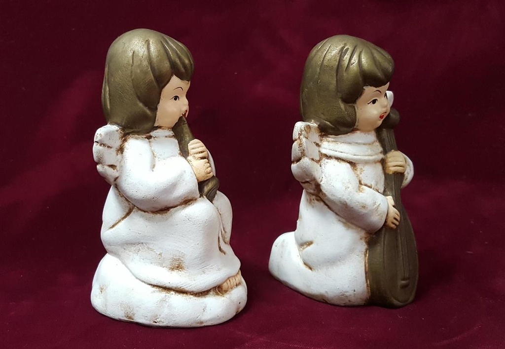 [2119318] 2er Set Keramik Dekofiguren Engel Weihnachtsdeko Bild 2