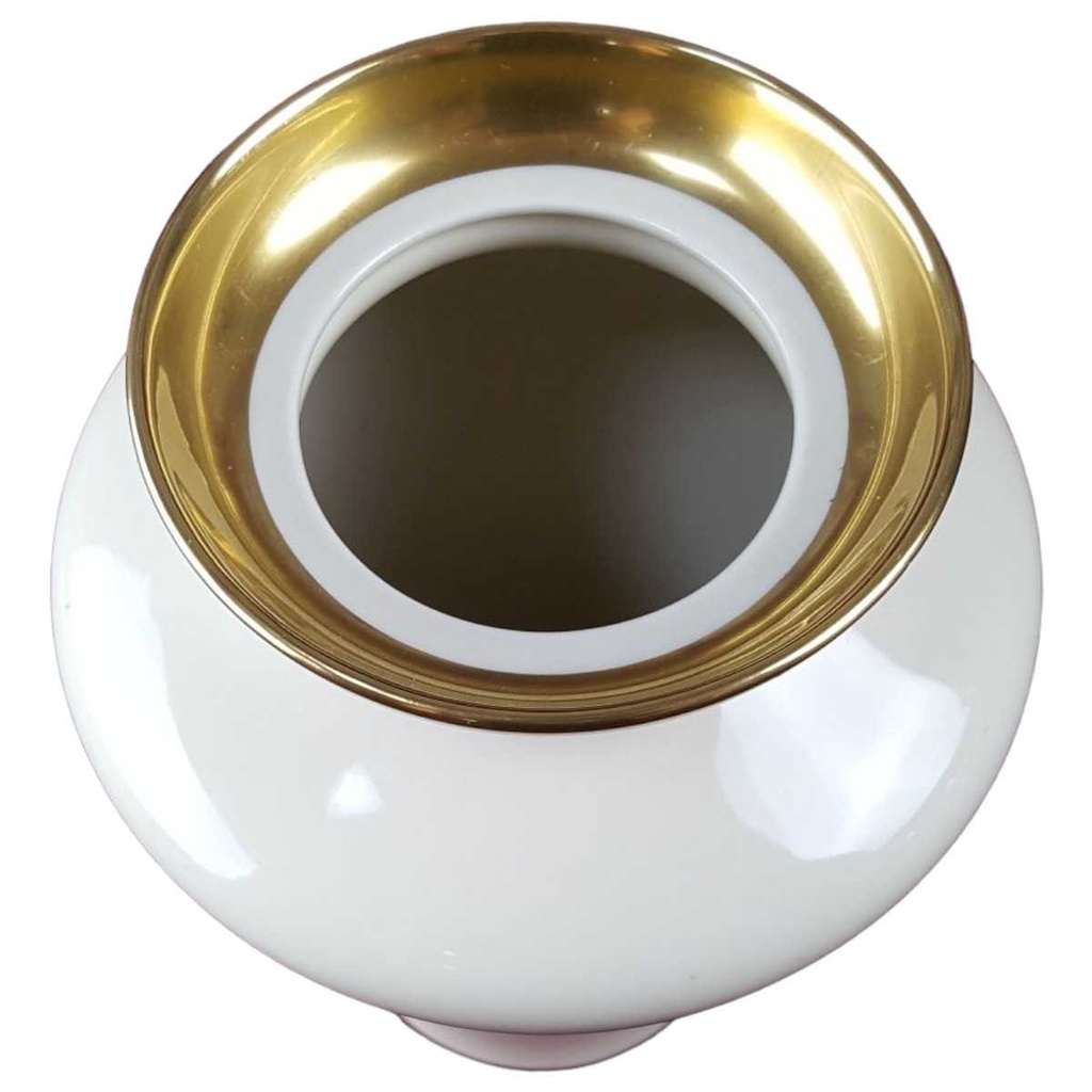 [45817108] Vase Golddekor 20 cm Edelstein Bavaria gebraucht - gut Bild 2