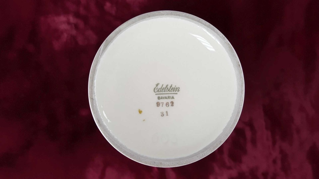 [45817108] Vase Golddekor 20 cm Edelstein Bavaria gebraucht - gut Bild 5