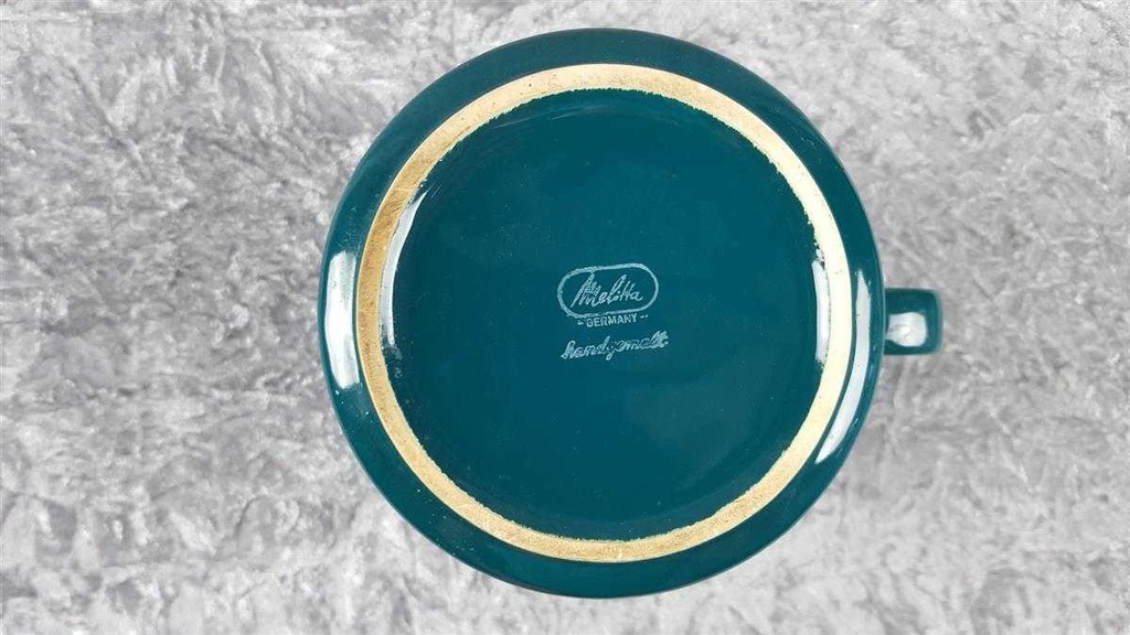 [45817116] Kaffeekanne 1,2 L Melitta Kopenhagen Dekor grün orange gebraucht - gut Bild 8