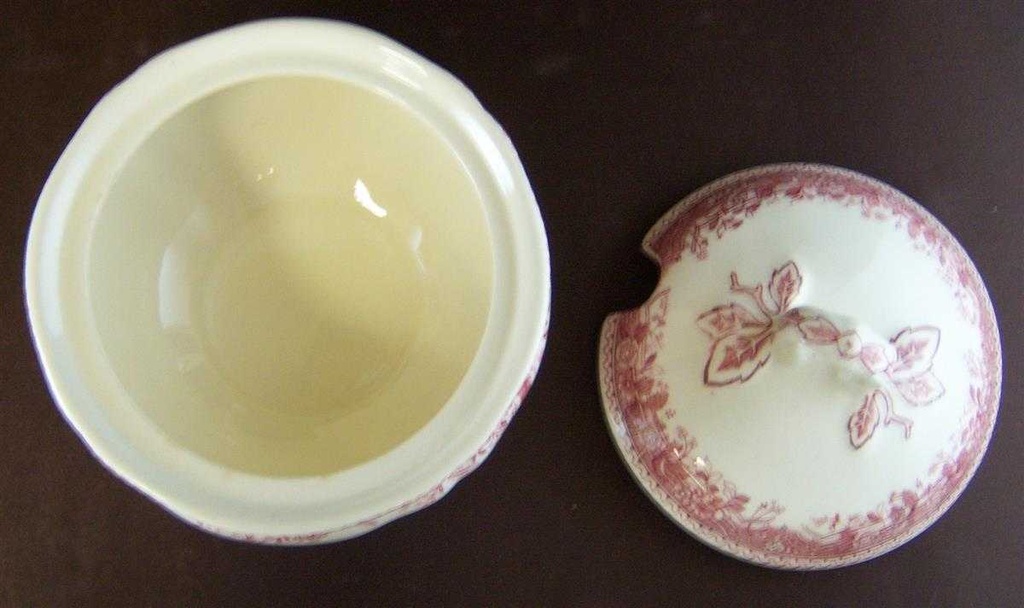 [4581712] Konfitürendose Villeroy & Boch Burgenland Rot gebraucht - sehr gut Bild 2