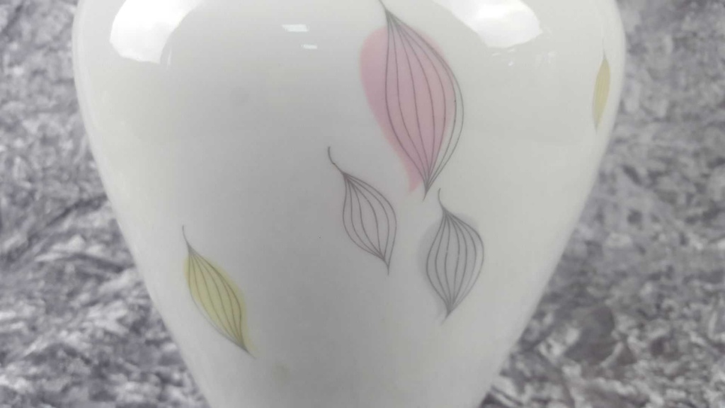 [45817120] Vase Blumenvase Goldrand 24,3 cm KPM Krister gebraucht - sehr gut Bild 3