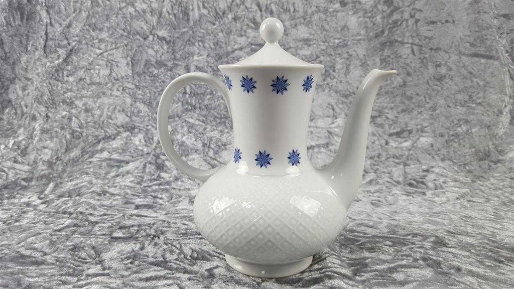 [45817121] Kaffeekanne Mokkakanne 0,75 L Seltmann Weiden Annabell blaue Blume gebraucht - akzeptabel Bild 3