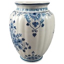 [45817160] Vase mit Signatur 24 cm Delfts Blauw Blumen gebraucht - gut Bild 2