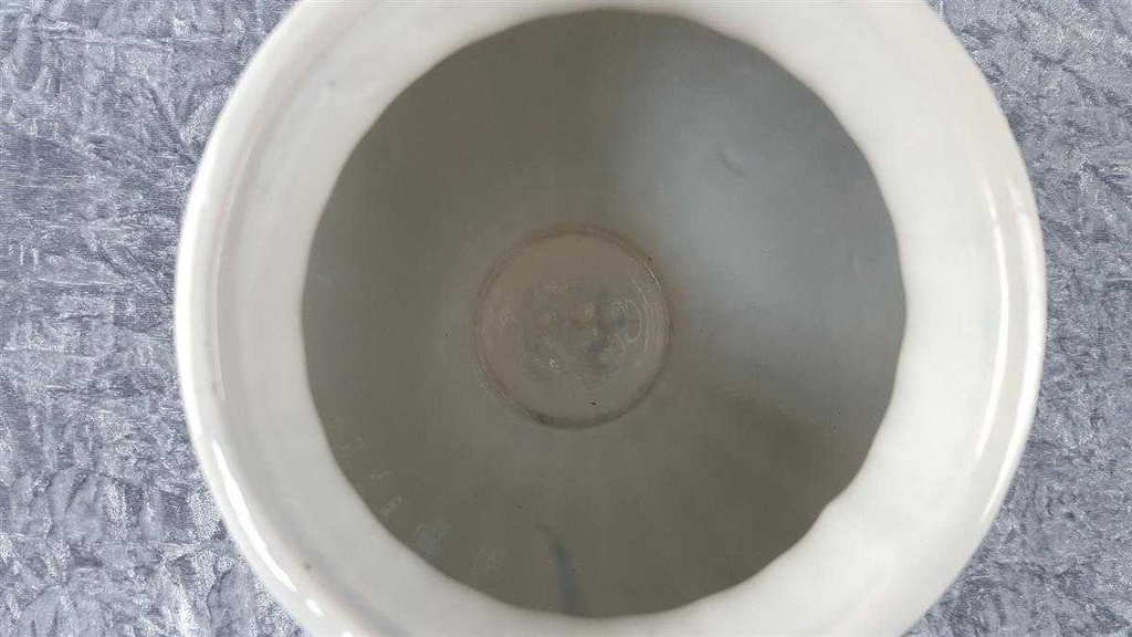 [45817160] Vase mit Signatur 24 cm Delfts Blauw Blumen gebraucht - gut Bild 6