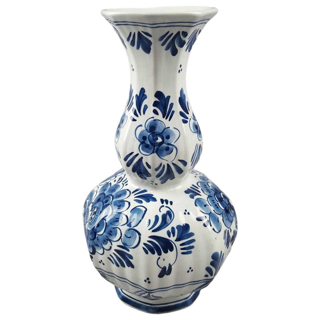 [45817161] Vase 25,7 cm Delfts Blauw Blumen gebraucht - gut Bild 2