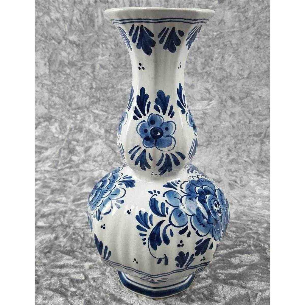 [45817161] Vase 25,7 cm Delfts Blauw Blumen gebraucht - gut Bild 4