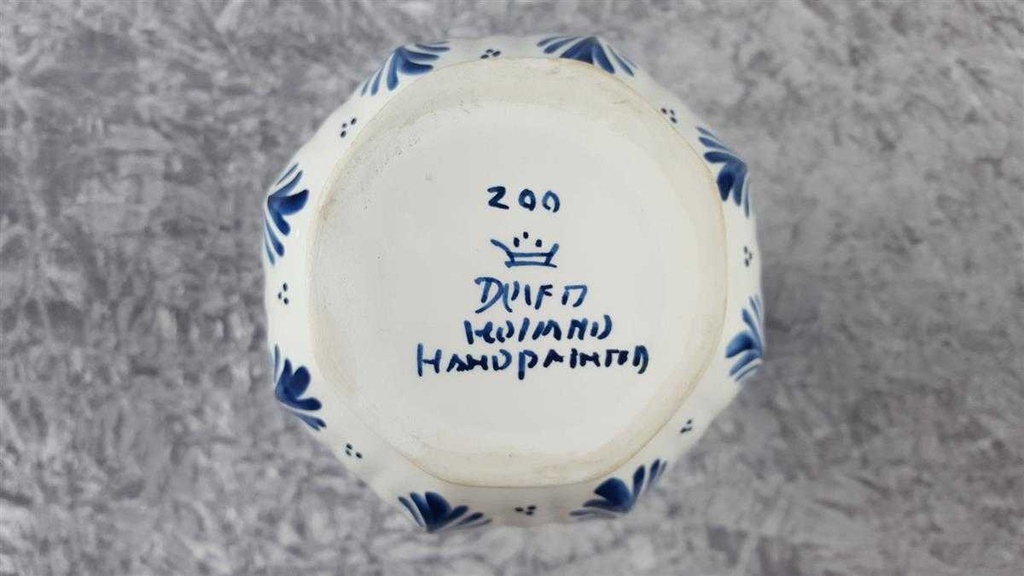 [45817161] Vase 25,7 cm Delfts Blauw Blumen gebraucht - gut Bild 7