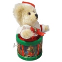 [45817166] Spieluhr Weihnachtsbär in Trommel Made Taiwan Weihnachtsdeko Bild 2
