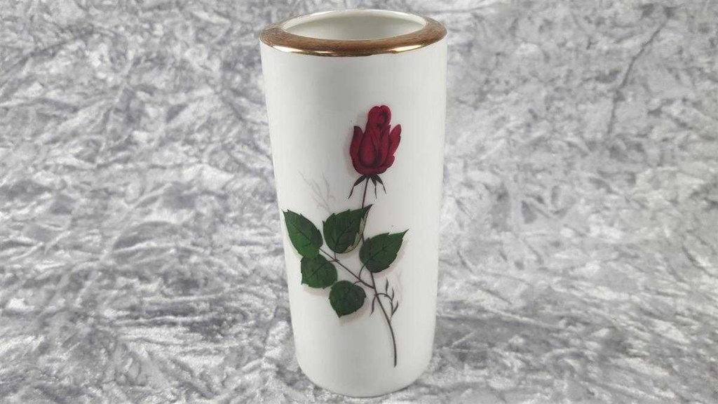 [45817169] Vase Blumenvase Goldrand 14,8 cm Winterling Marktleuthen gebraucht - gut Bild 3