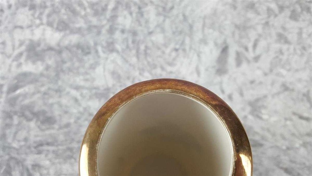 [45817169] Vase Blumenvase Goldrand 14,8 cm Winterling Marktleuthen gebraucht - gut Bild 5