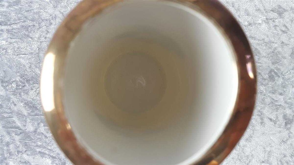 [45817169] Vase Blumenvase Goldrand 14,8 cm Winterling Marktleuthen gebraucht - gut Bild 6