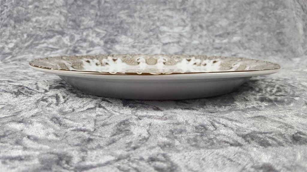[45817180] Servierplatte Tortenplatte Tortenständer Bauscher Braun gebraucht - akzeptabel Bild 4
