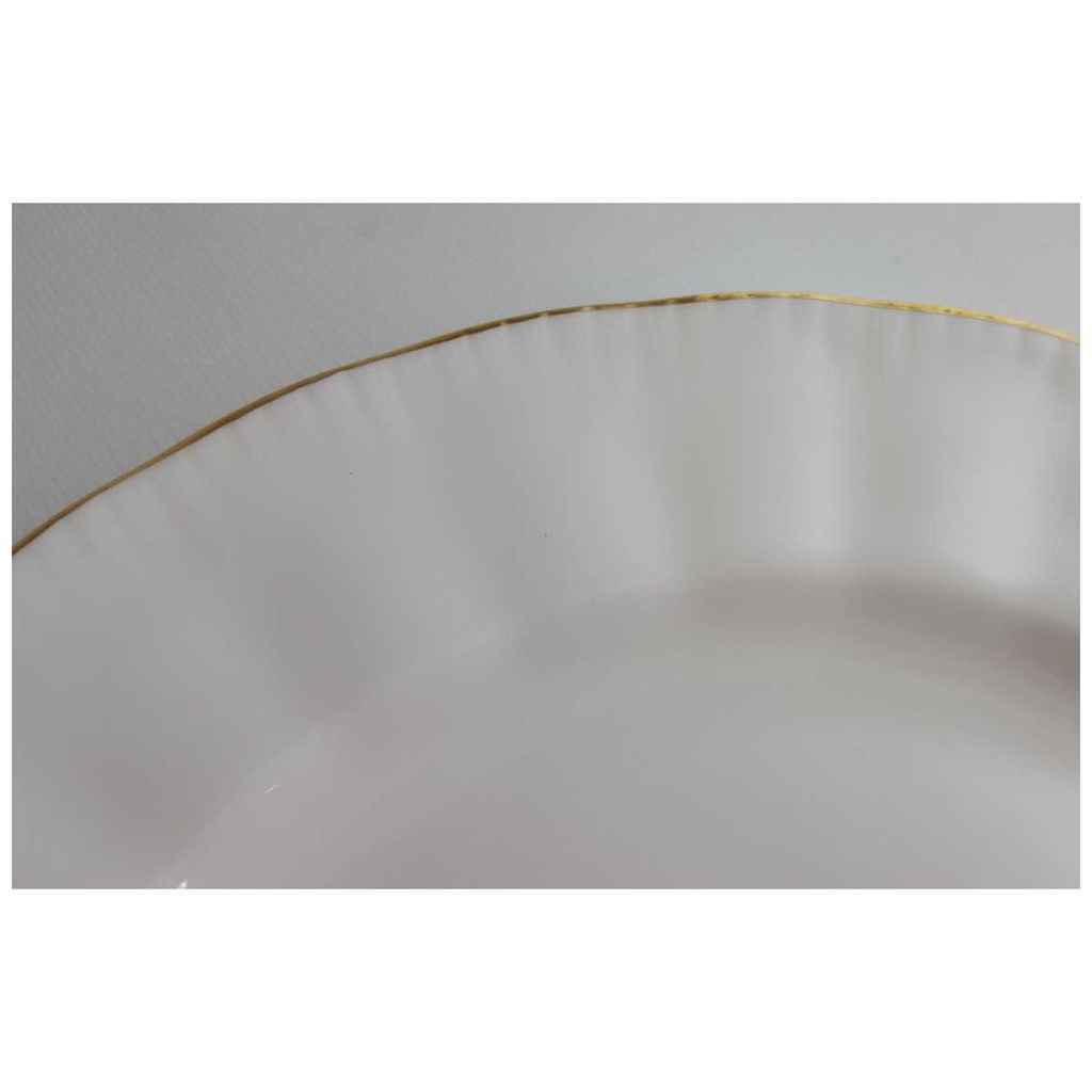 [458172] Kuchenteller Goldrand 20,5 cm Royal Knight Weiß gebraucht - sehr gut Bild 2