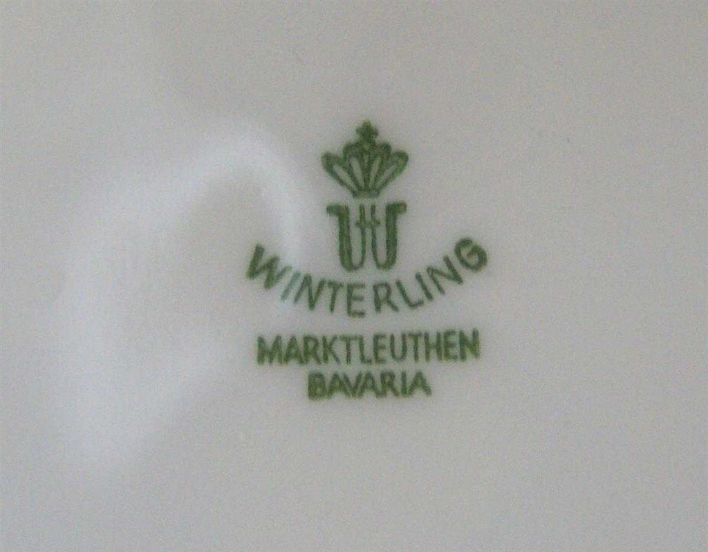 [4581720] Zuckerdose Winterling Marktleuthen Blumendekor Blau Blumen gebraucht - sehr gut Bild 5