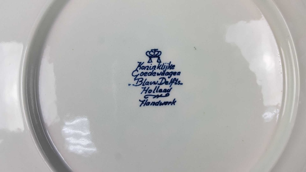 [45817210] Wandteller Koninklijke Goedewaagen Blauw Delfts Blau gebraucht - gut Bild 3