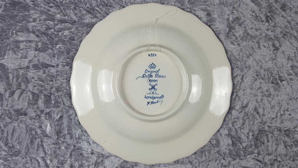 [45817211] Wandteller Delfts Blauw Raam gebraucht - sehr gut Bild 4