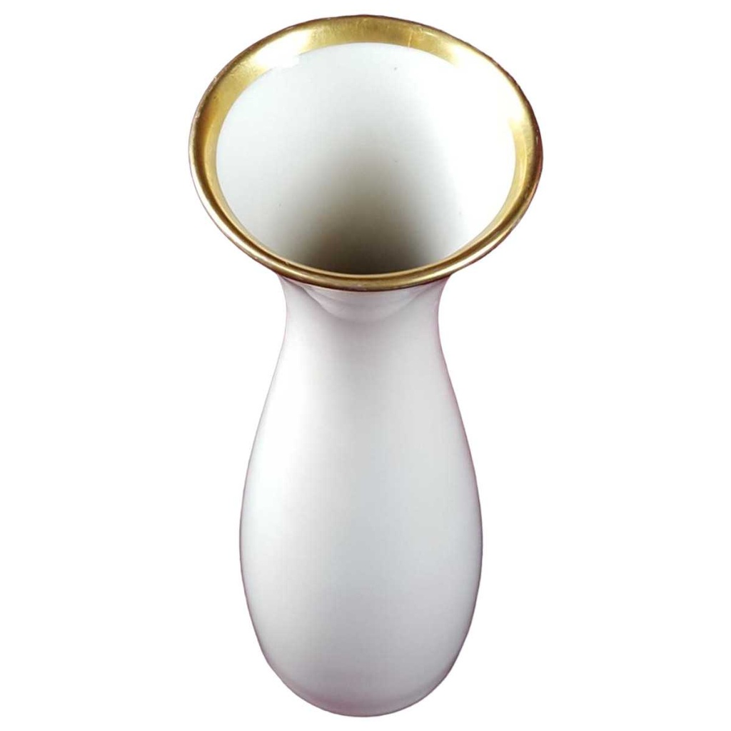 [45817231] Vase Goldrand 29,4 cm Creidlitz Porzellanfabrik Elfenbein Beige Bavaria gebraucht - gut Bild 2