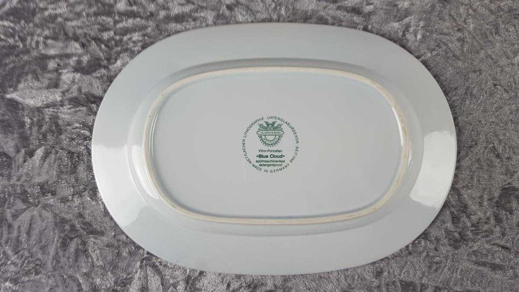 [45817235] Fleischplatte 30,2x21 cm Villeroy & Boch Blue Cloud gebraucht - akzeptabel Bild 5