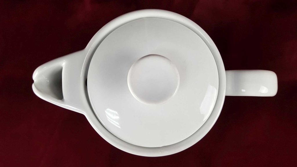 [45817238] Kaffeekanne groß 2,3 L Schönwald Dibbern Weiß gebraucht - akzeptabel Bild 5