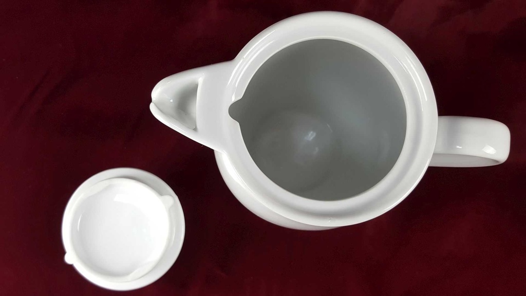 [45817238] Kaffeekanne groß 2,3 L Schönwald Dibbern Weiß gebraucht - akzeptabel Bild 6