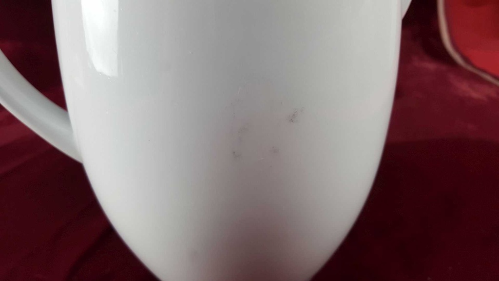 [45817239] Kaffeekanne Kanne groß 2,3 L Schönwald Dibbern Weiß gebraucht - akzeptabel Bild 6