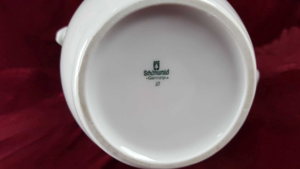 [45817239] Kaffeekanne Kanne groß 2,3 L Schönwald Dibbern Weiß gebraucht - akzeptabel Bild 9