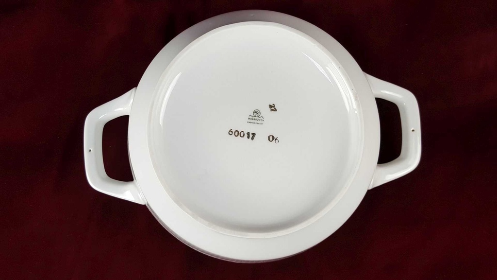 [45817242] Suppenterrine Suppenschüssel Golddekor 2,5 L Walbrzych Poland Einzelteile gebraucht - gut Bild 7