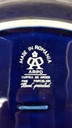 [45817253] Schale Goldrand ARPO Romania Weiß Kobaltblau Blau gebraucht - gut Bild 4