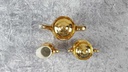 [45817257] Zuckerdose Milchkännchen Mokkakanne Golddekor 3tlg Seltmann Weiden Vohenstrauß gebraucht - gut Bild 4