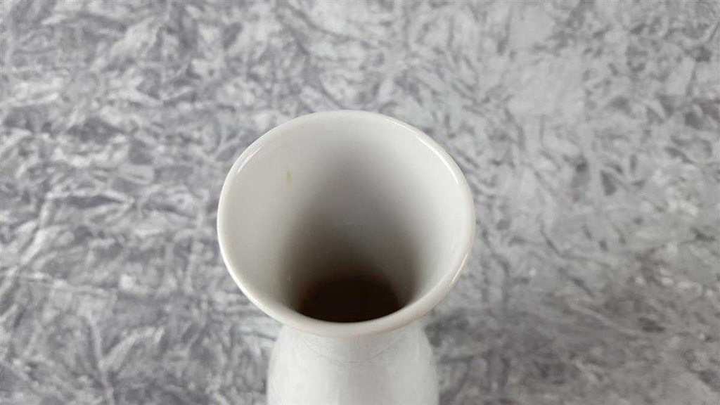 [45817276] Tischvase Blumenvase 20,5 cm Tirschenreuth Weiß Bavaria gebraucht - gut Bild 4