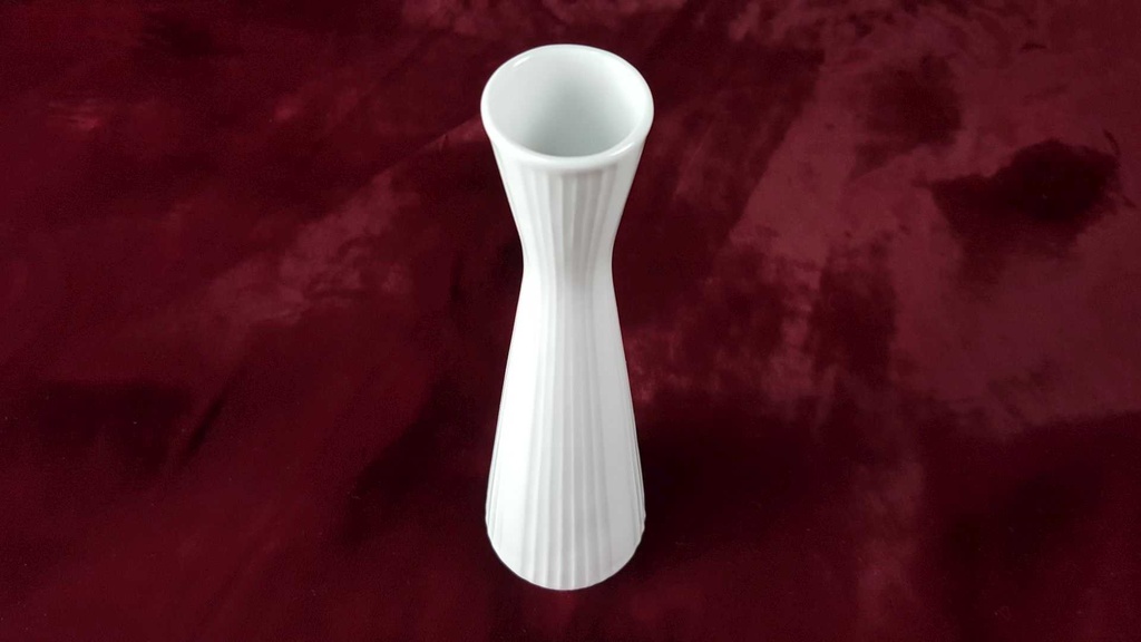 [45817278] Vase 20,5 cm Schumann Arzberg Weiß Bavaria gebraucht - gut Bild 3