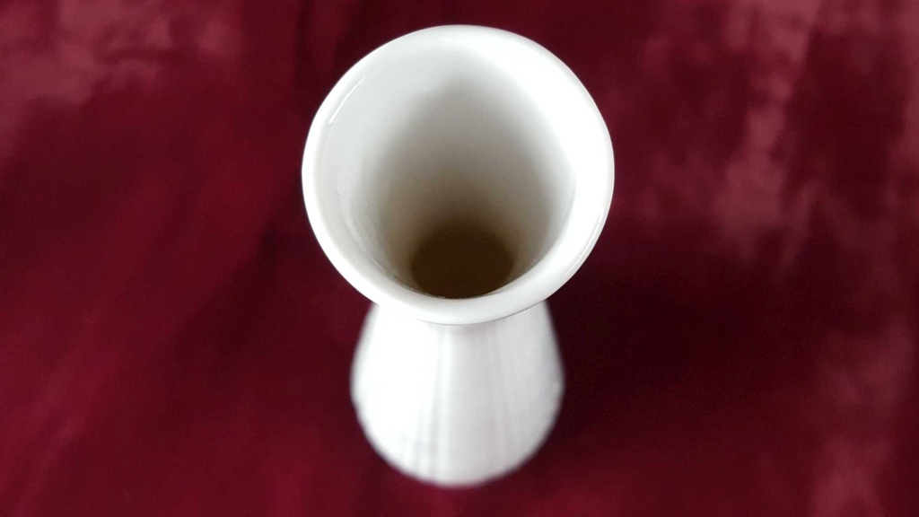 [45817278] Vase 20,5 cm Schumann Arzberg Weiß Bavaria gebraucht - gut Bild 4