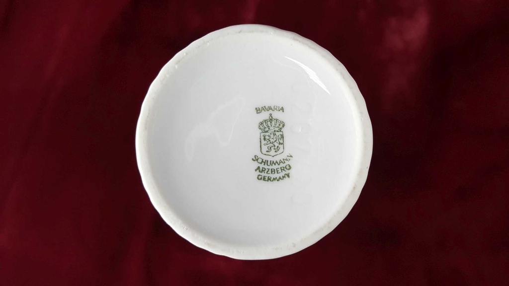 [45817278] Vase 20,5 cm Schumann Arzberg Weiß Bavaria gebraucht - gut Bild 5