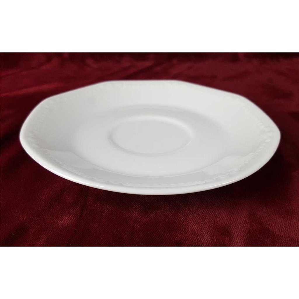 [45817281] Untertasse für Kaffee 14,8 cm Mitterteich Form 2040 Weiß gebraucht - sehr gut Bild 3