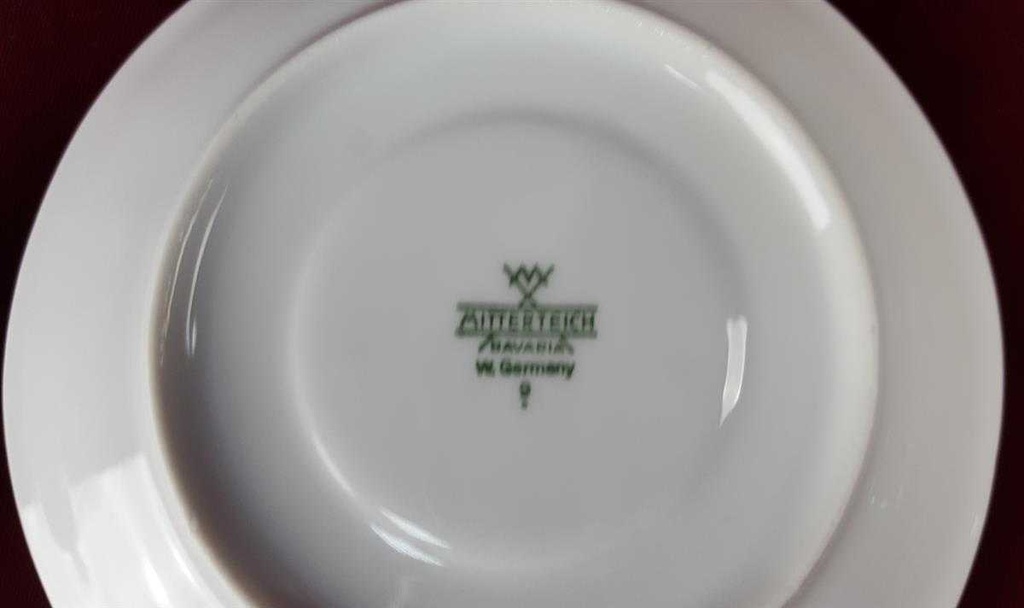 [45817281] Untertasse für Kaffee 14,8 cm Mitterteich Form 2040 Weiß gebraucht - sehr gut Bild 4