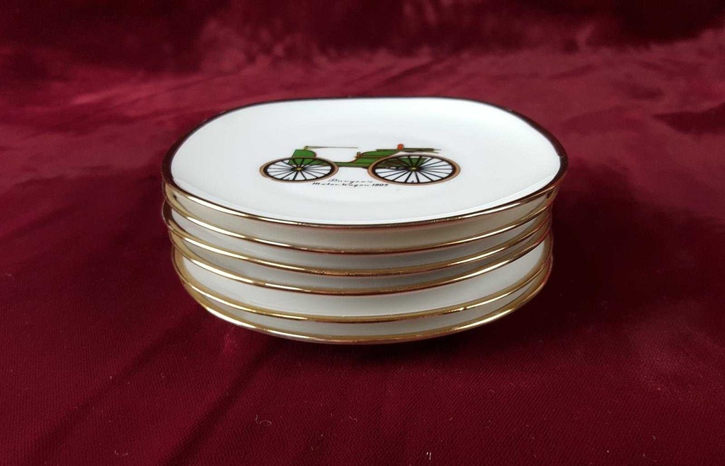 [2119334] 6er Set Glasuntersetzer 11,5 cm Winterling Röslau gebraucht - gut Bild 3