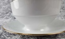 [45817285] Sauciere mit Teller Goldrand 0,4 L Eschenbach 3mm Weiß gebraucht - sehr gut Bild 4