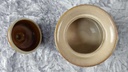[45817289] Zuckerdose Gerz Dekor graubraun Braun gebraucht - gut Bild 4