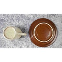 [45817290] Kaffeetasse mit Untertasse Tasse & Gerz Dekor graubraun Braun gebraucht - akzeptabel Bild 5