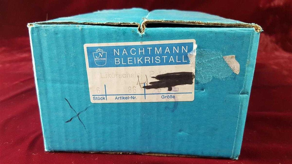 [2119335] 6er Set Likörschale Likörglas Likörschalen Nachtmann Patrizia gebraucht - neuwertig Bild 6