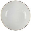 [45817300] Schüssel Goldrand 25 cm Seltmann Weiden Barbara 16594 Weiß gebraucht - akzeptabel Bild 2