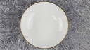 [45817301] Schüssel Goldrand 22,5 cm Seltmann Weiden Barbara 16594 Weiß gebraucht - gut Bild 3