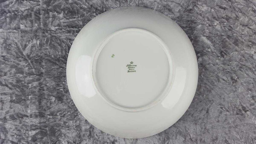 [45817301] Schüssel Goldrand 22,5 cm Seltmann Weiden Barbara 16594 Weiß gebraucht - gut Bild 4