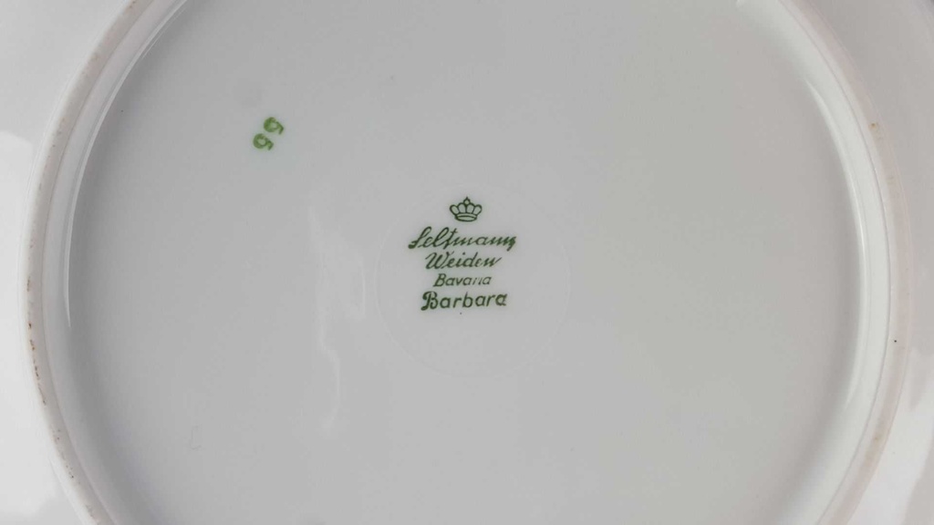 [45817301] Schüssel Goldrand 22,5 cm Seltmann Weiden Barbara 16594 Weiß gebraucht - gut Bild 5
